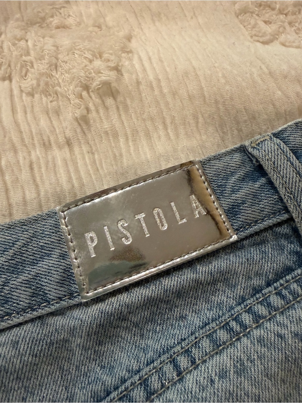 Pistola Wes High-Rise Barrel Jeans - Picture 5 of 10